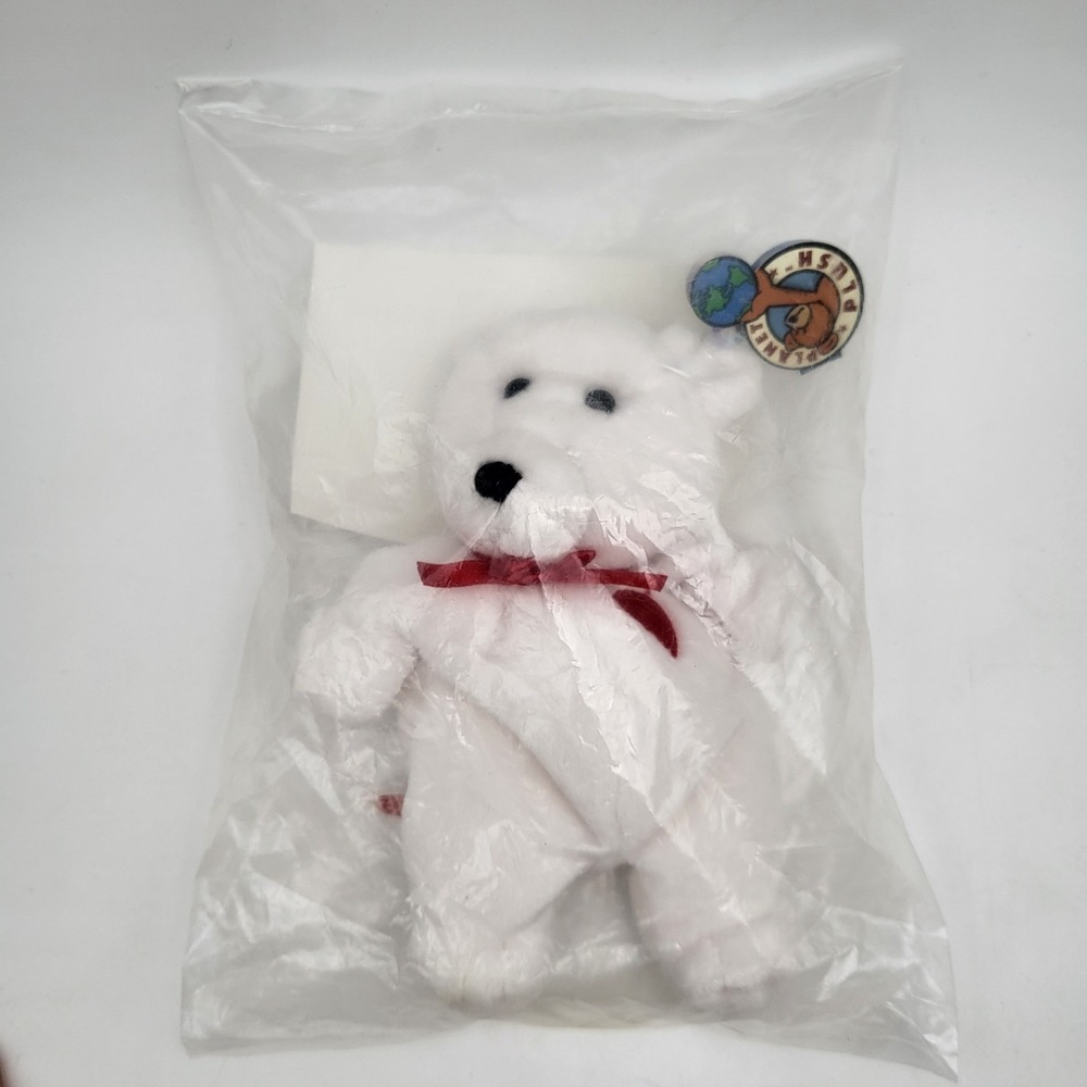 Planet Plush Bear Sally Wing #25585‎ Valentine Bear-New Sealed!